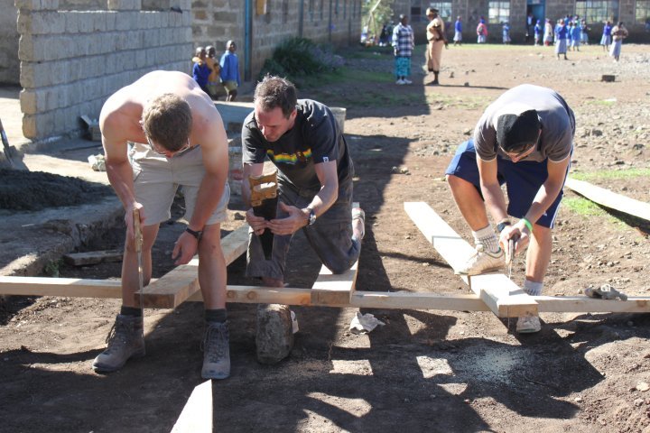 Voluntary work in a local school