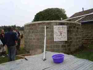 Madventurer volunteers built this water tank
